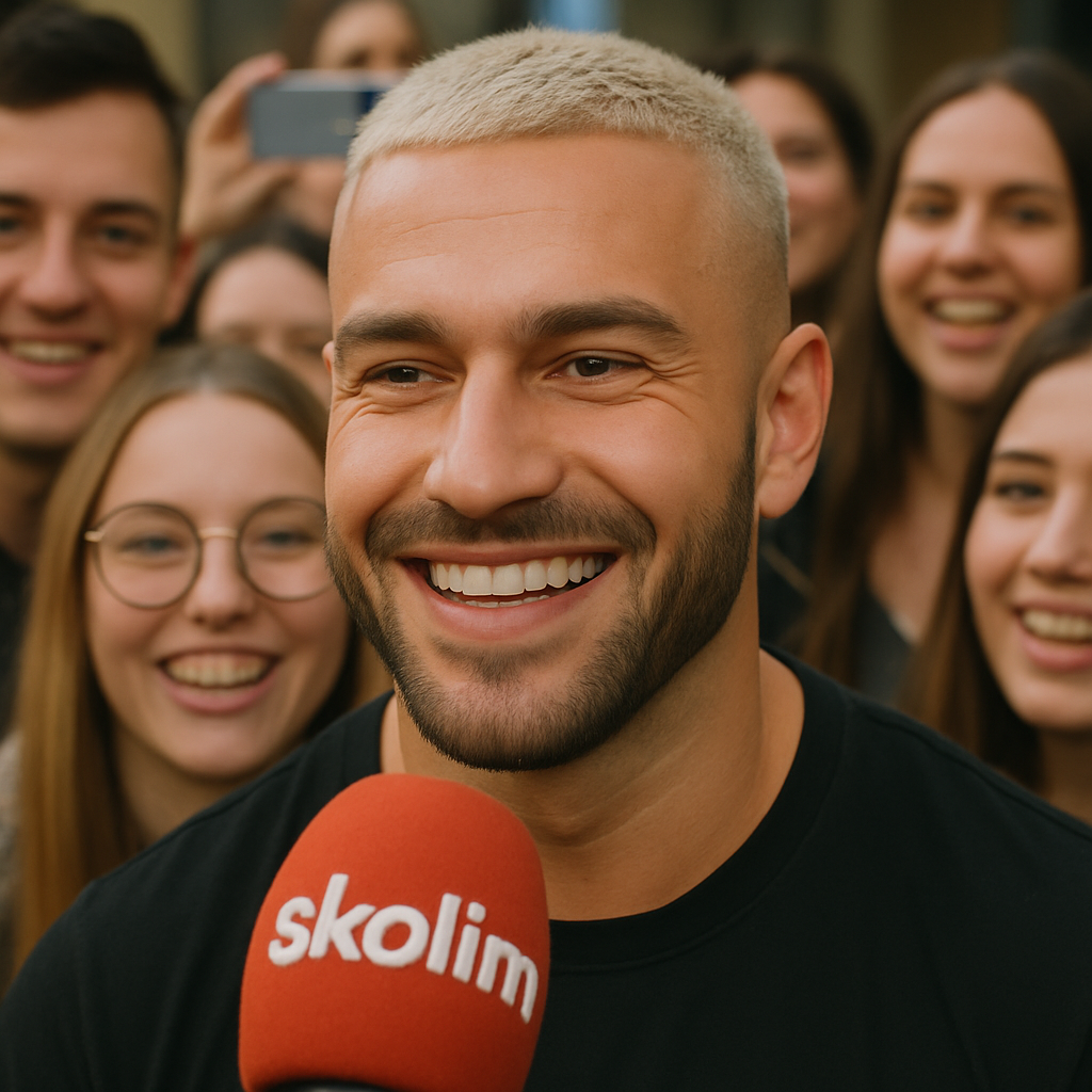 Skolim during an interview