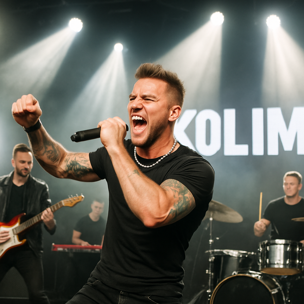 Skolim on stage